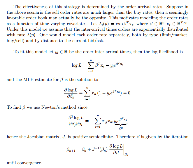 calculus Calculating Loglikelihood using Raphson and Jacobian