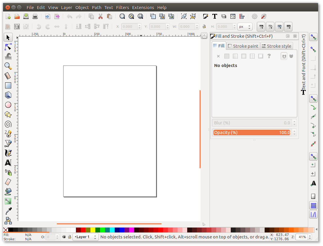 créer une bordure de couleur dans inkscape
