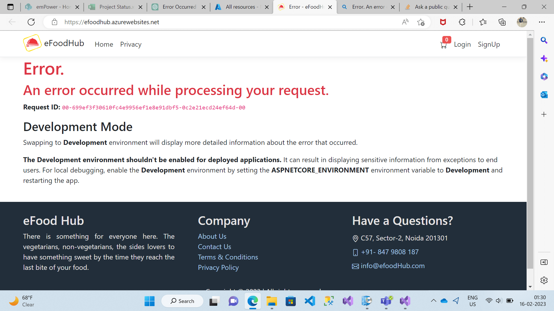 c 4.0 An error occurred while processing your request. Core