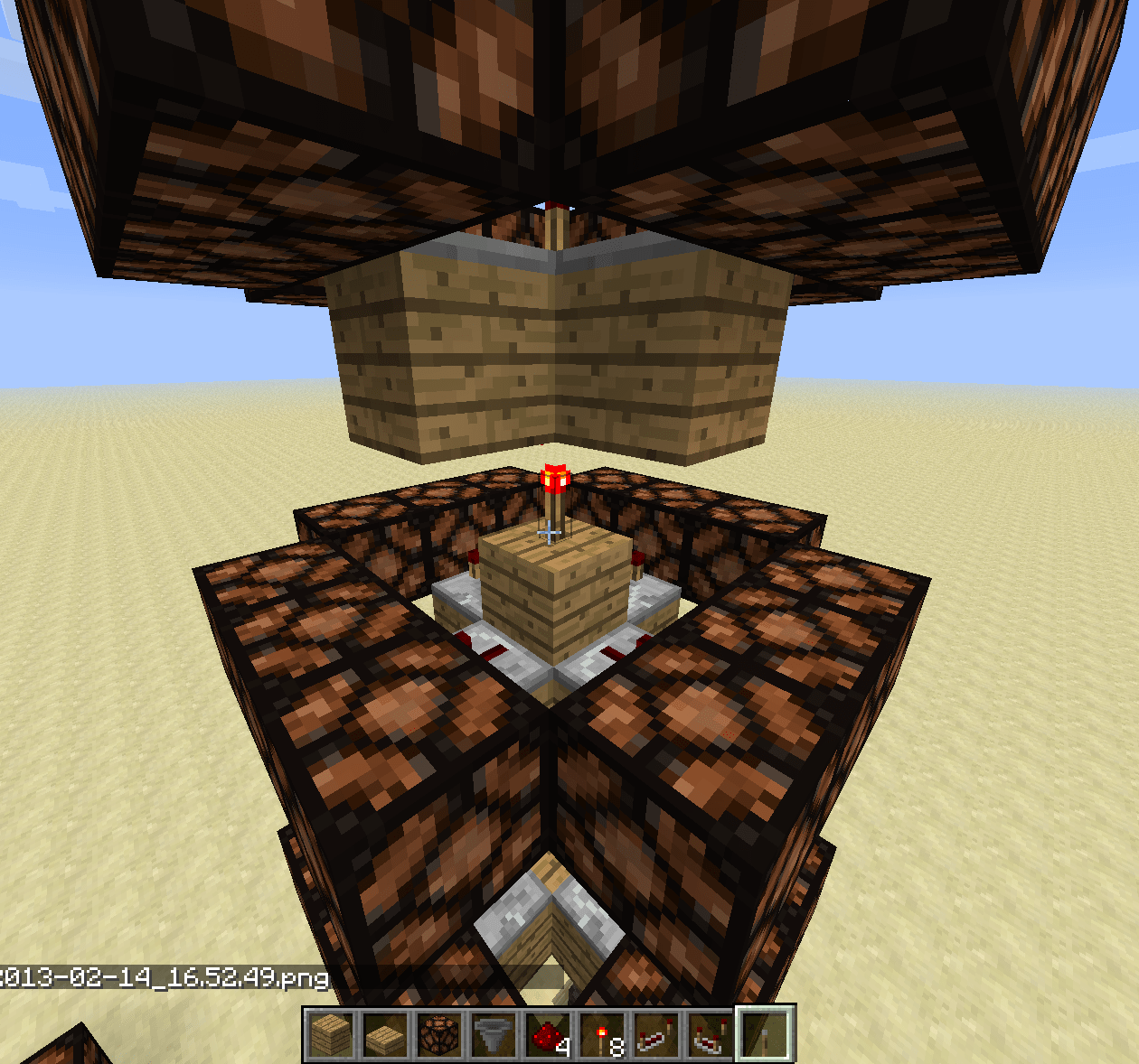 Minecraft How to control a tower of redstone lamps Love & Improve Life