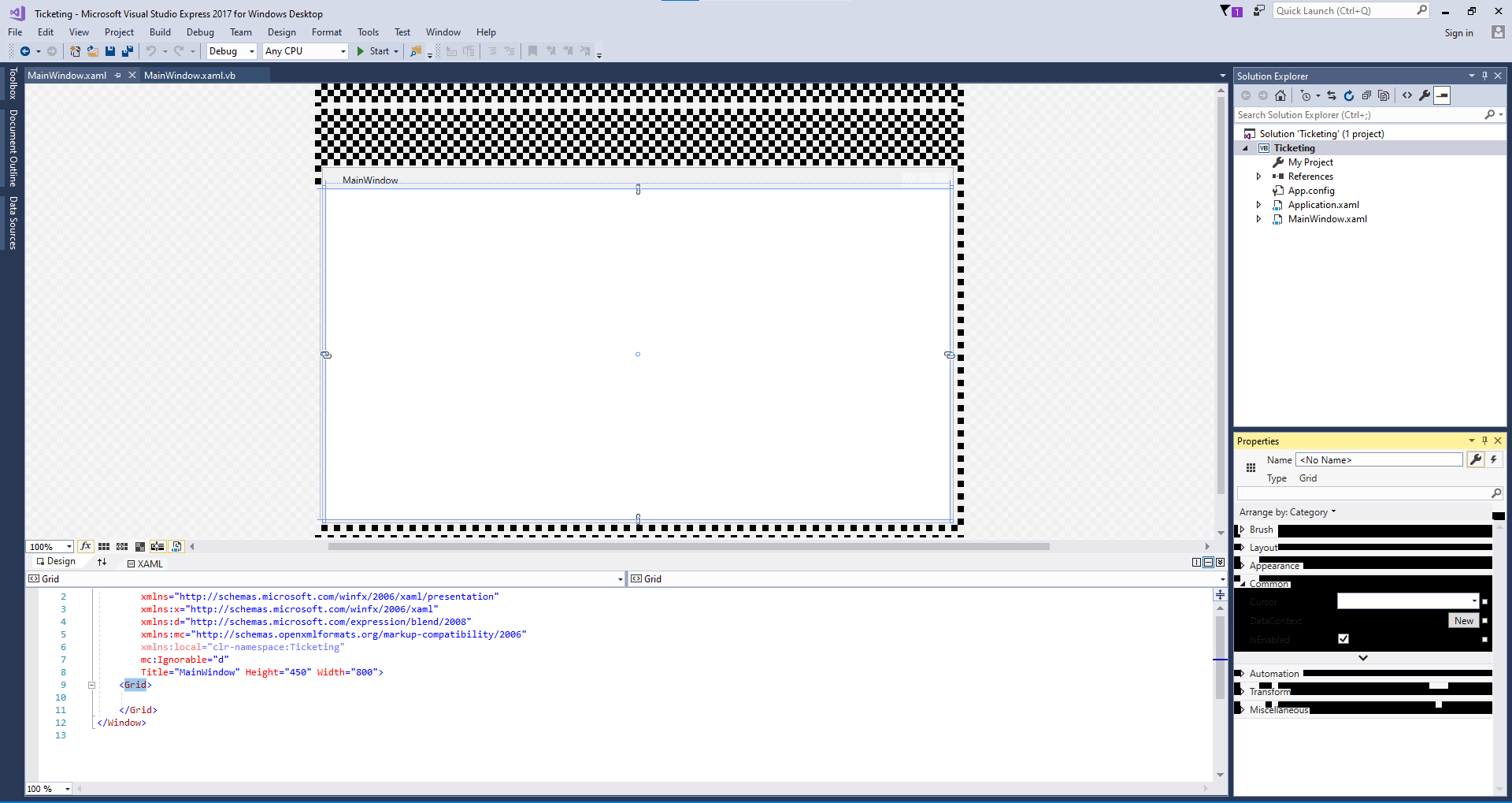 Visual Studio Express 2017 Visual Bug Stack Overflow