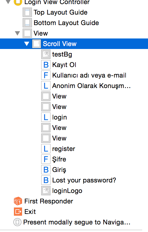 swift Ios 8 scroll indicator is not showing in scroll view Stack Overflow