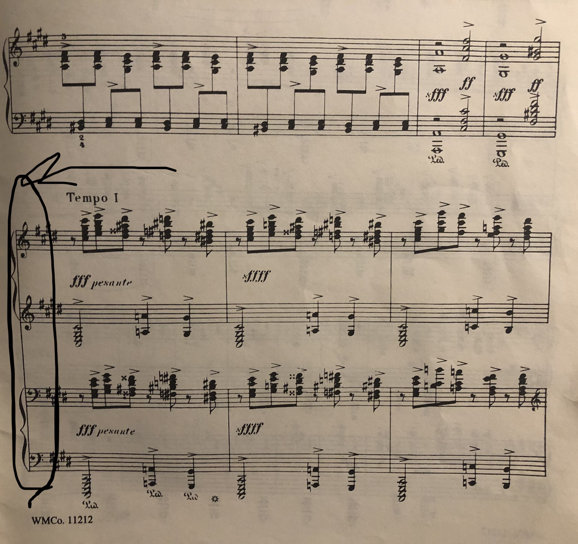 piano What does this doubletreble doublebass staff mean? Music Practice & Theory Stack