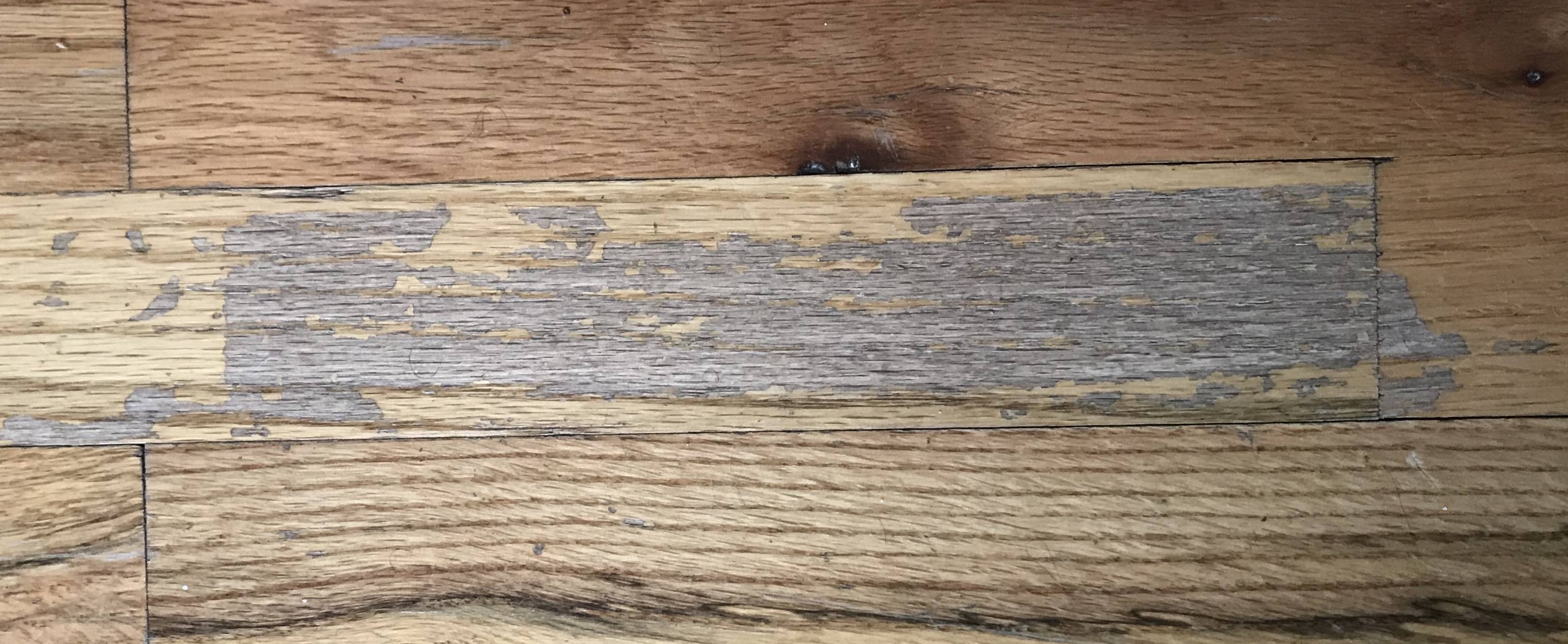 What is the cheapest/laziest way to touch up discolored hardwood