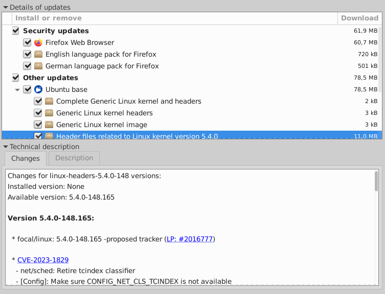 package management Why are kernel updates no longer categorized as