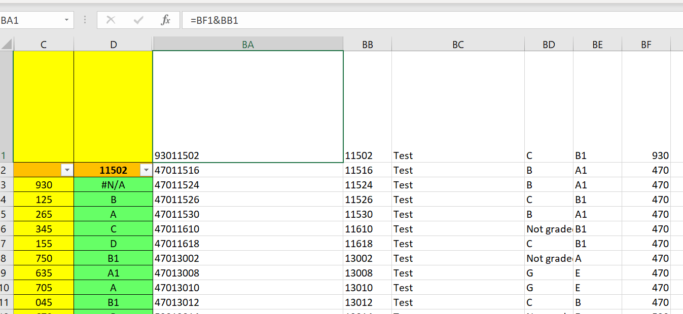 excel Using Concatenated Vlookup in VBA Stack Overflow