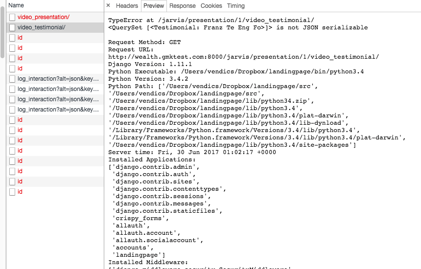 Typeerror object of type bytes is not json serializable python3