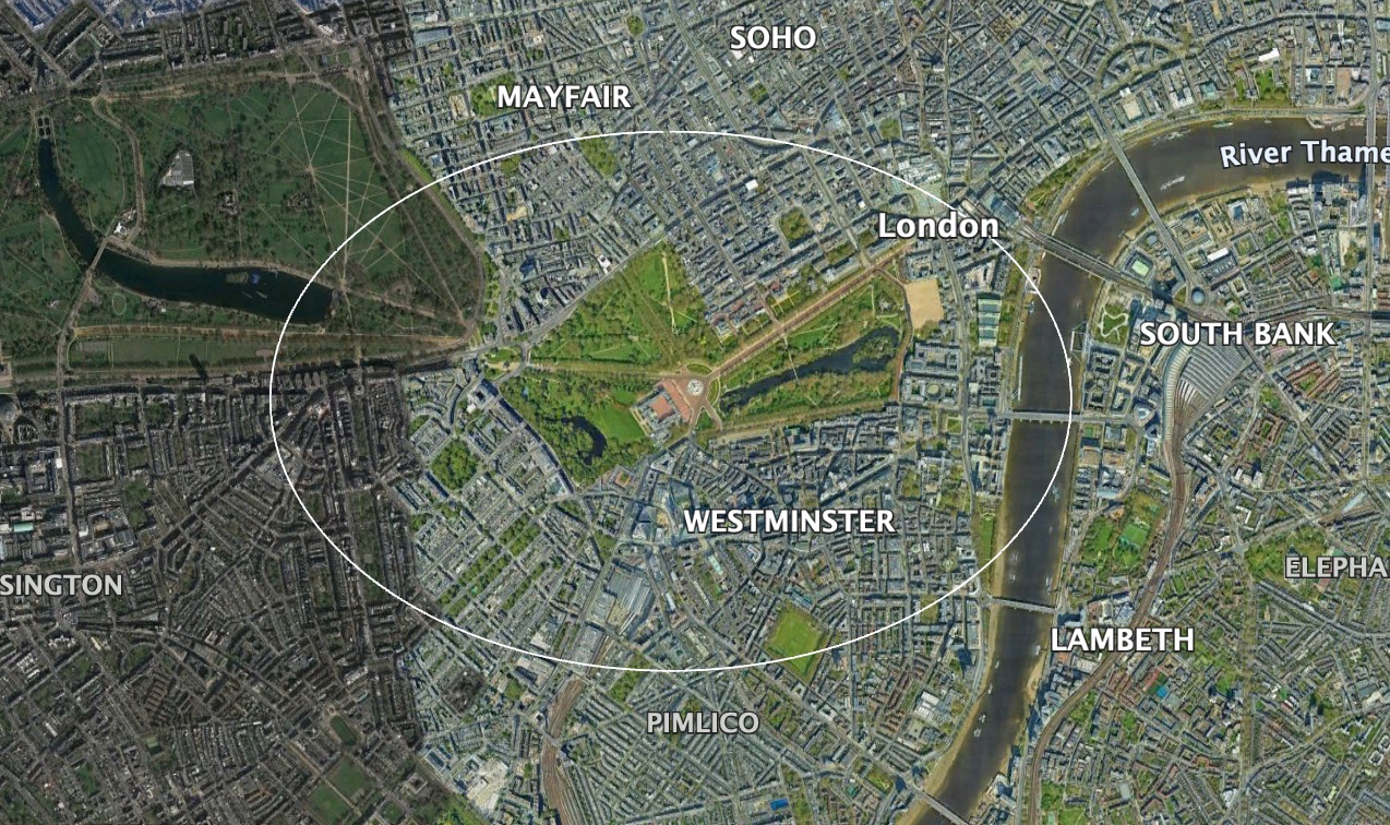 Circle Around Point On Map Python - Generate A Circle Of Coordinates Around A Point, But I'm Getting An Oval - Geographic Information Systems Stack Exchange