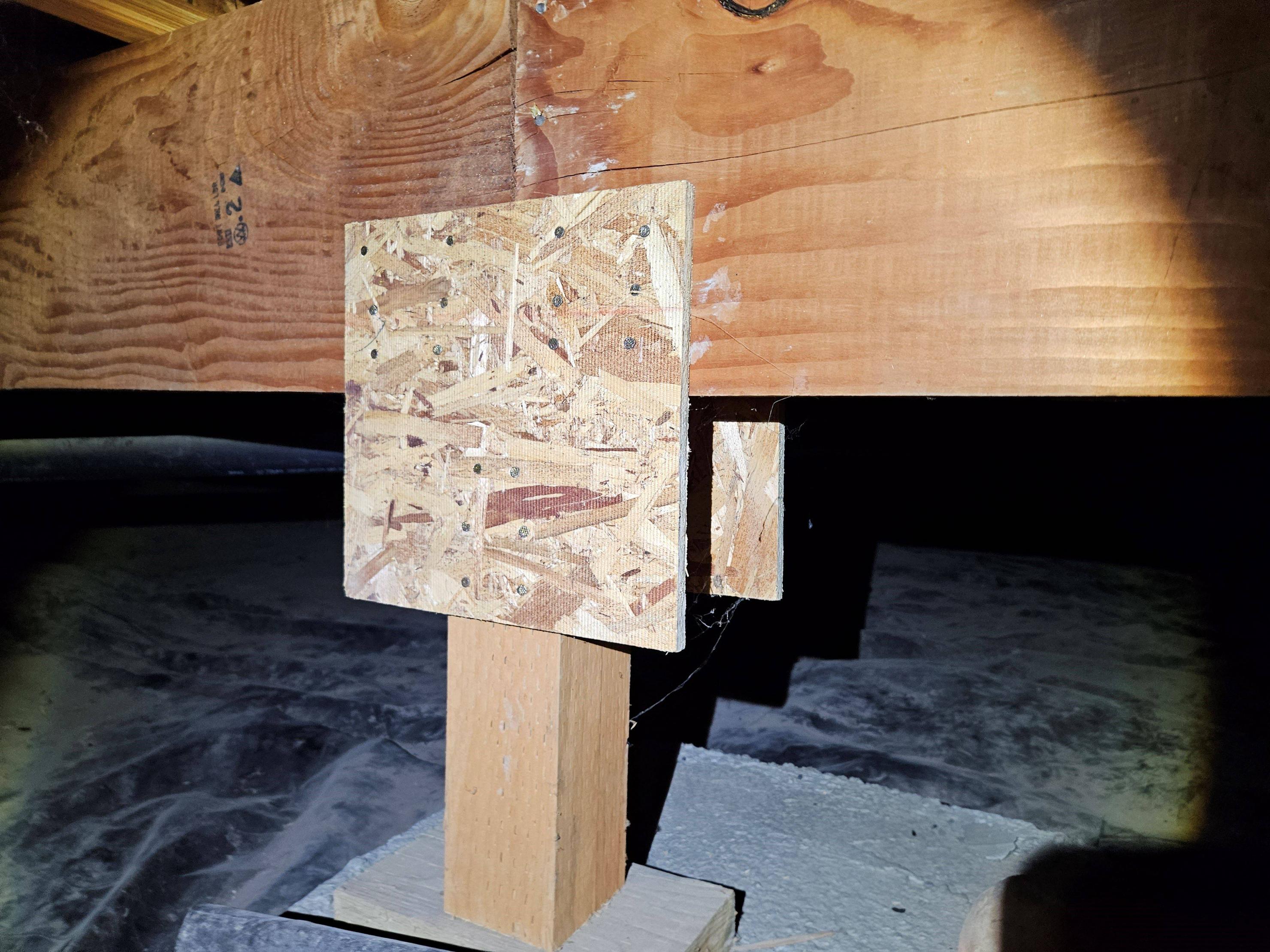 foundation Is it Bad That Homebuilders Used Plywood to Connect Joists