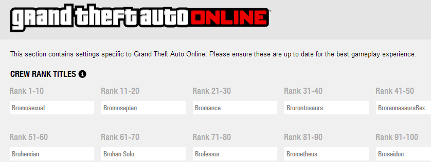 Best Crew Names Gta