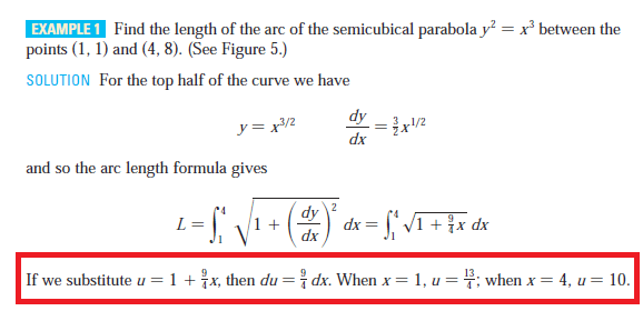 calculus Integration by substitution, why do we change the limits