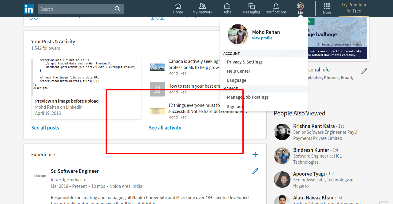 linkedin — LinkedInですべての更新を確認するにはどうすればよいですか？