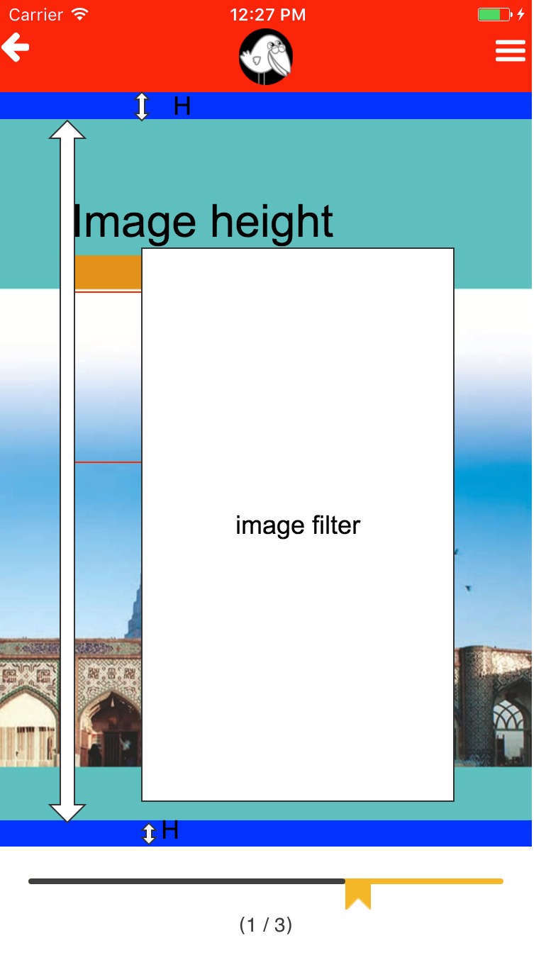 android react native image contain empty space Stack