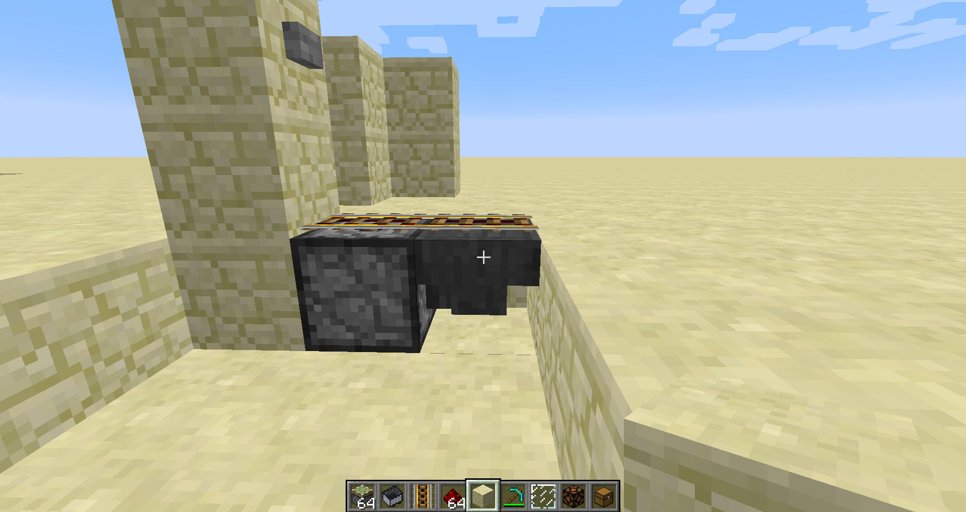 minecraft java edition minecraft redstone Piston is destroying track