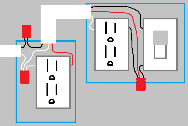 electrical How can I wire two switched outlets but power is connected