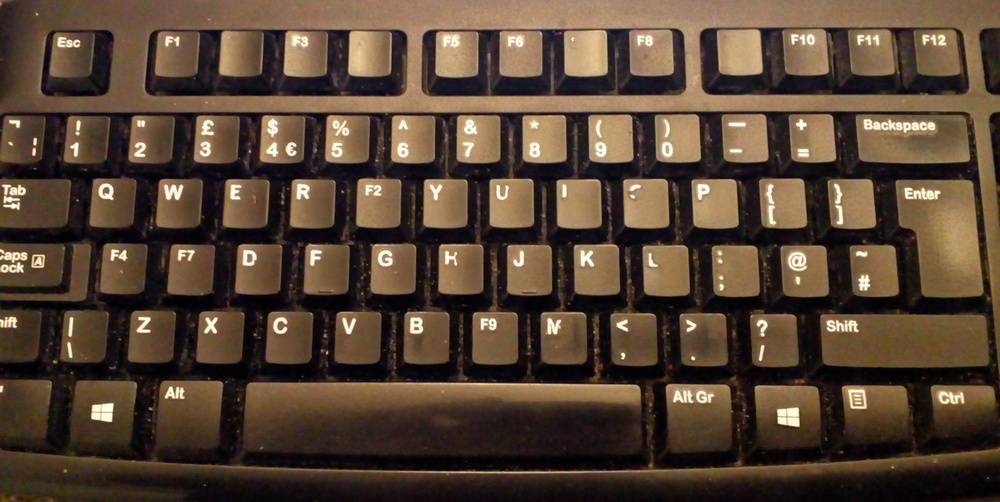 technology I like my computer keyboard but the letters have nearly