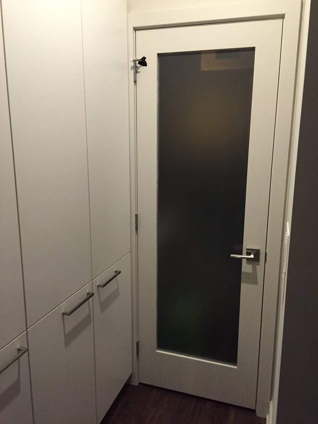 hardware How to prevent two doors from opening into each other