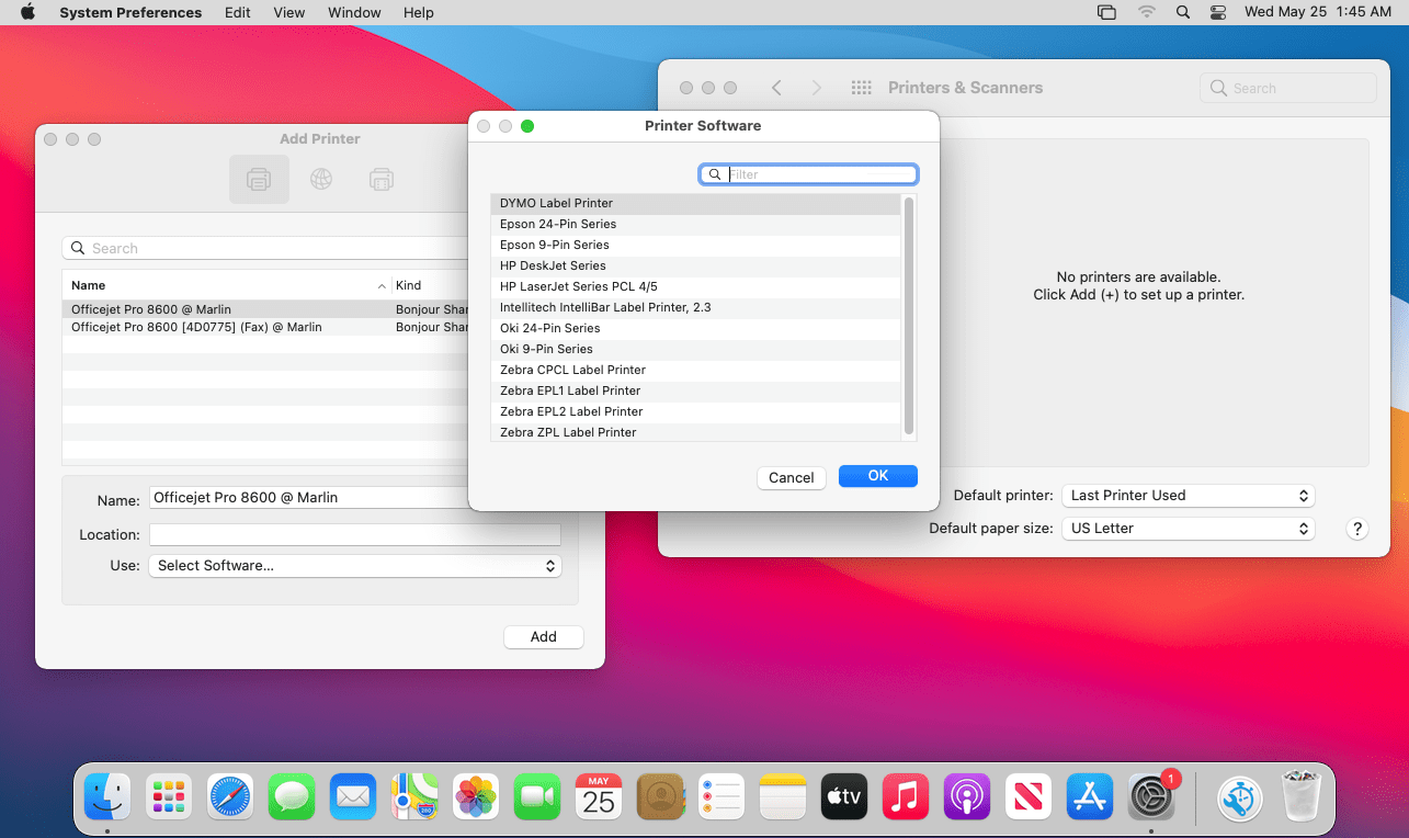 bootcamp How to print on Big Sur/Monterey if the printer doesn't have