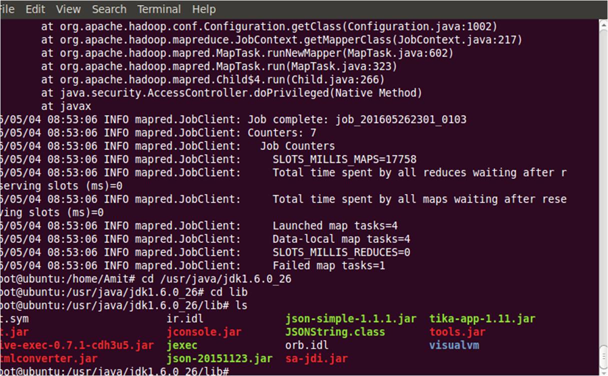 Hadoop java.lang.ClassNotFoundException org.json.simple.parser.ParseException Stack Overflow