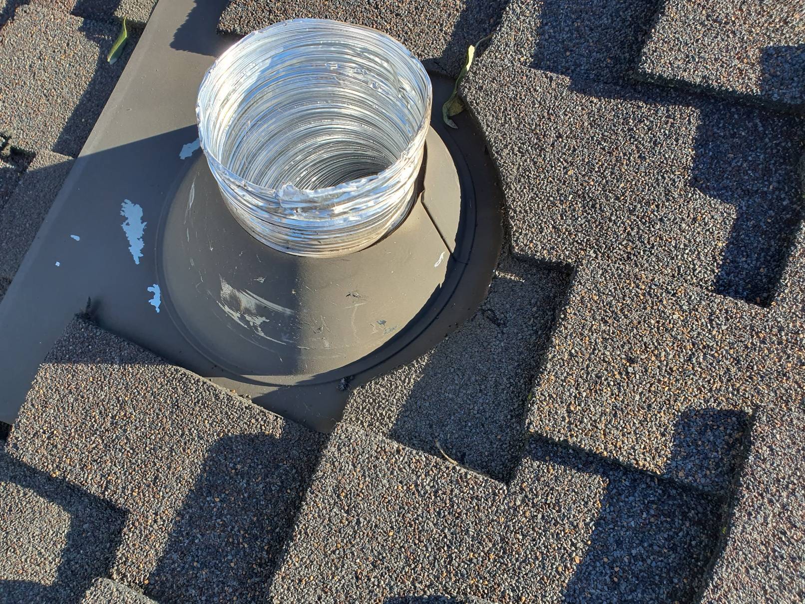 roofing Vent cap came off, there's no fastener holding it Home