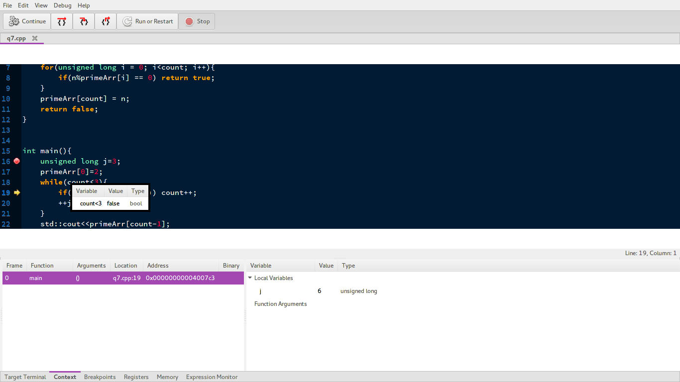 c++ false condition evaluating true in while loop Stack Overflow