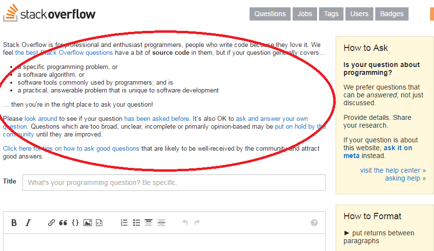 How to improve question quality of new Stack Overflow users Meta