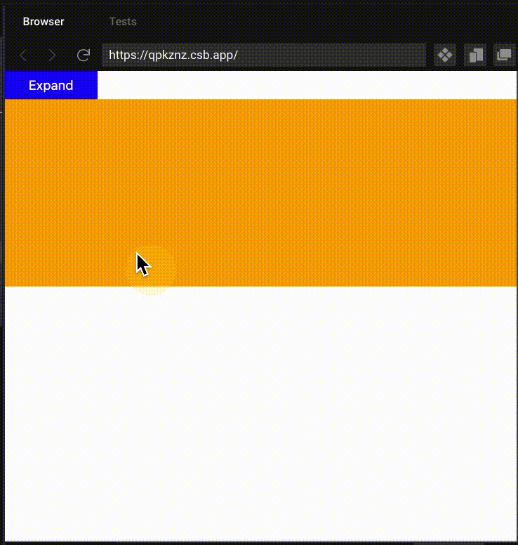 reactjs How to create Expandable View for Product Details in React