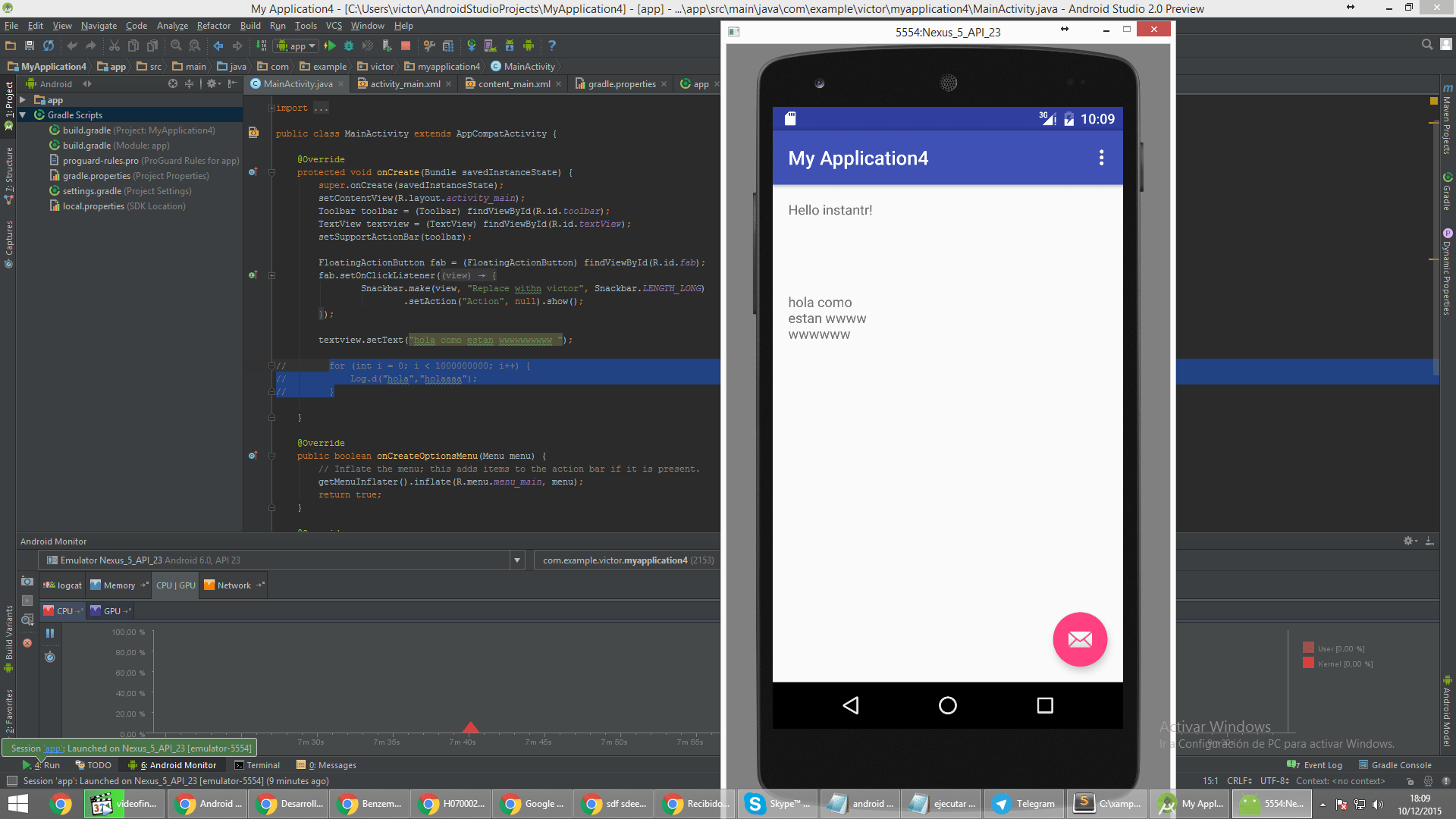 android studio 2.0 preview emulator not show new buttons