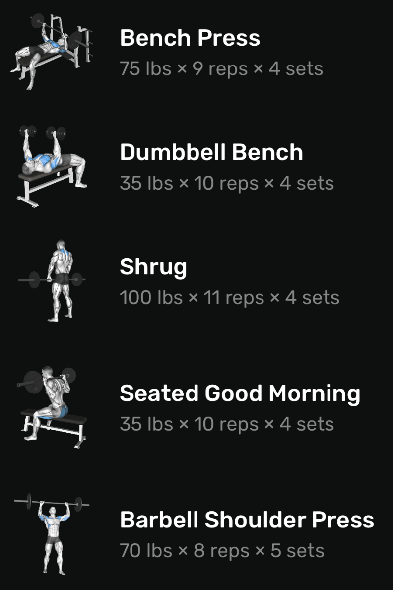 workout routines Is this a good plan to build muscle? Physical