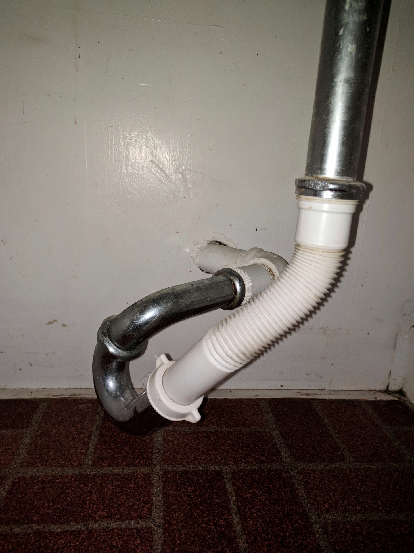 plumbing What to replace flex drain with Home Improvement Stack