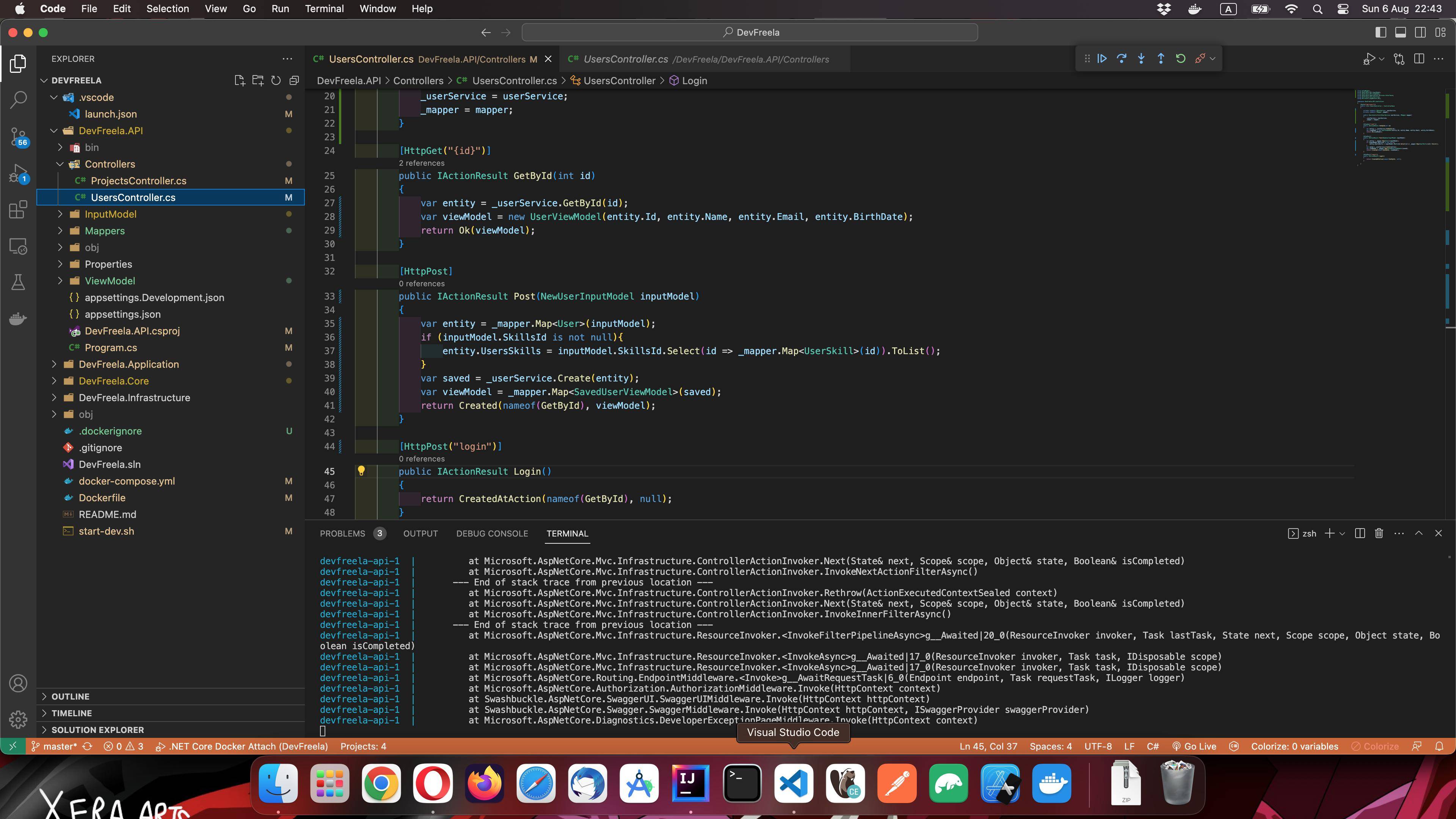 core Fix path config in docker for debug Stack Overflow
