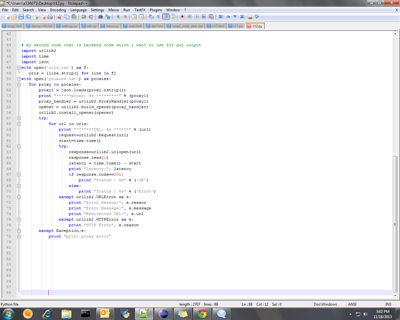user interface How to put output of python code in the gui format