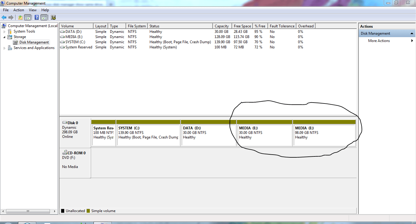 windows 7 Two drives with the same drive letter Super User