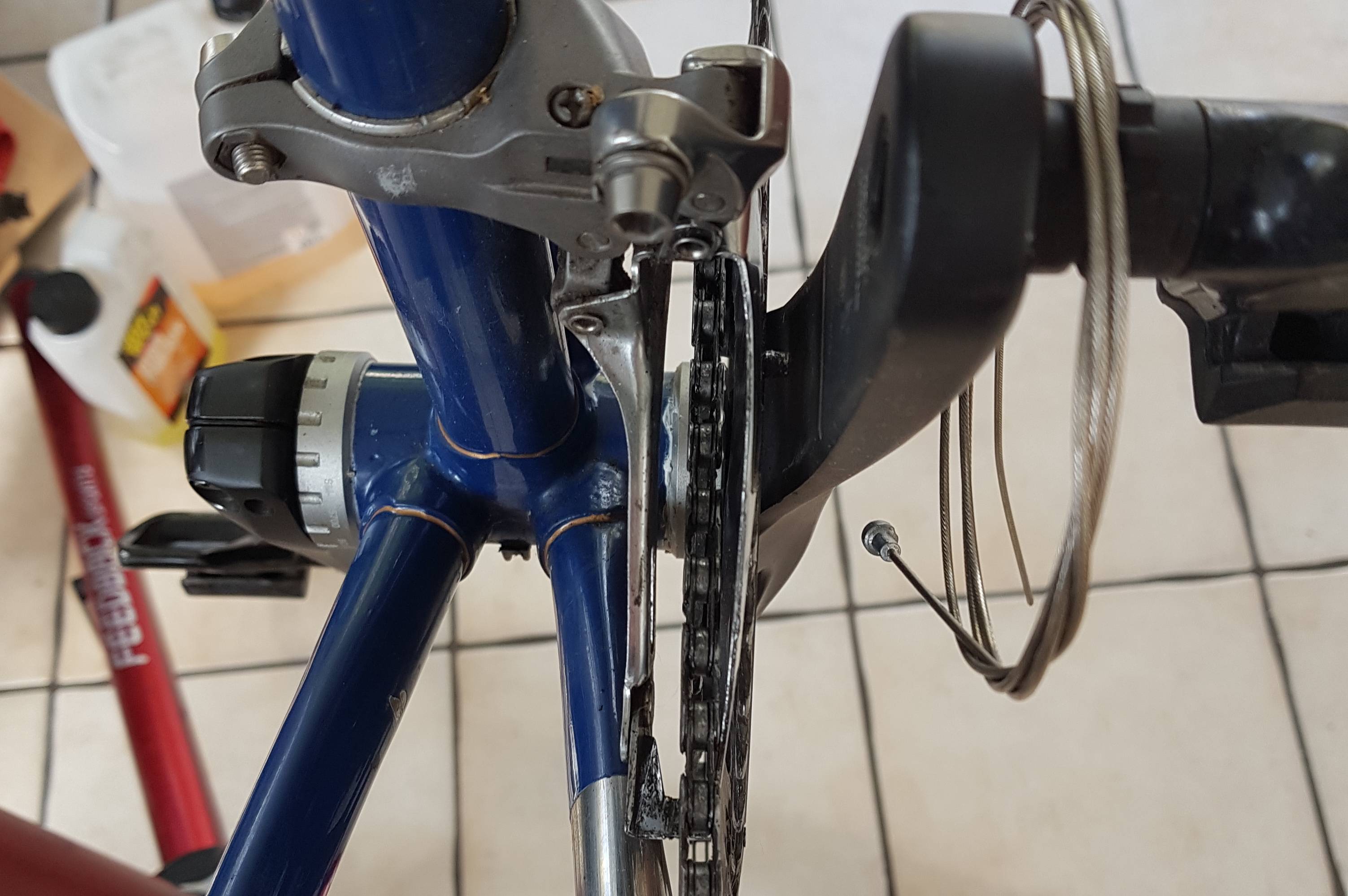 crankset Why front derailleur is rubbing crank arm? Bicycles Stack
