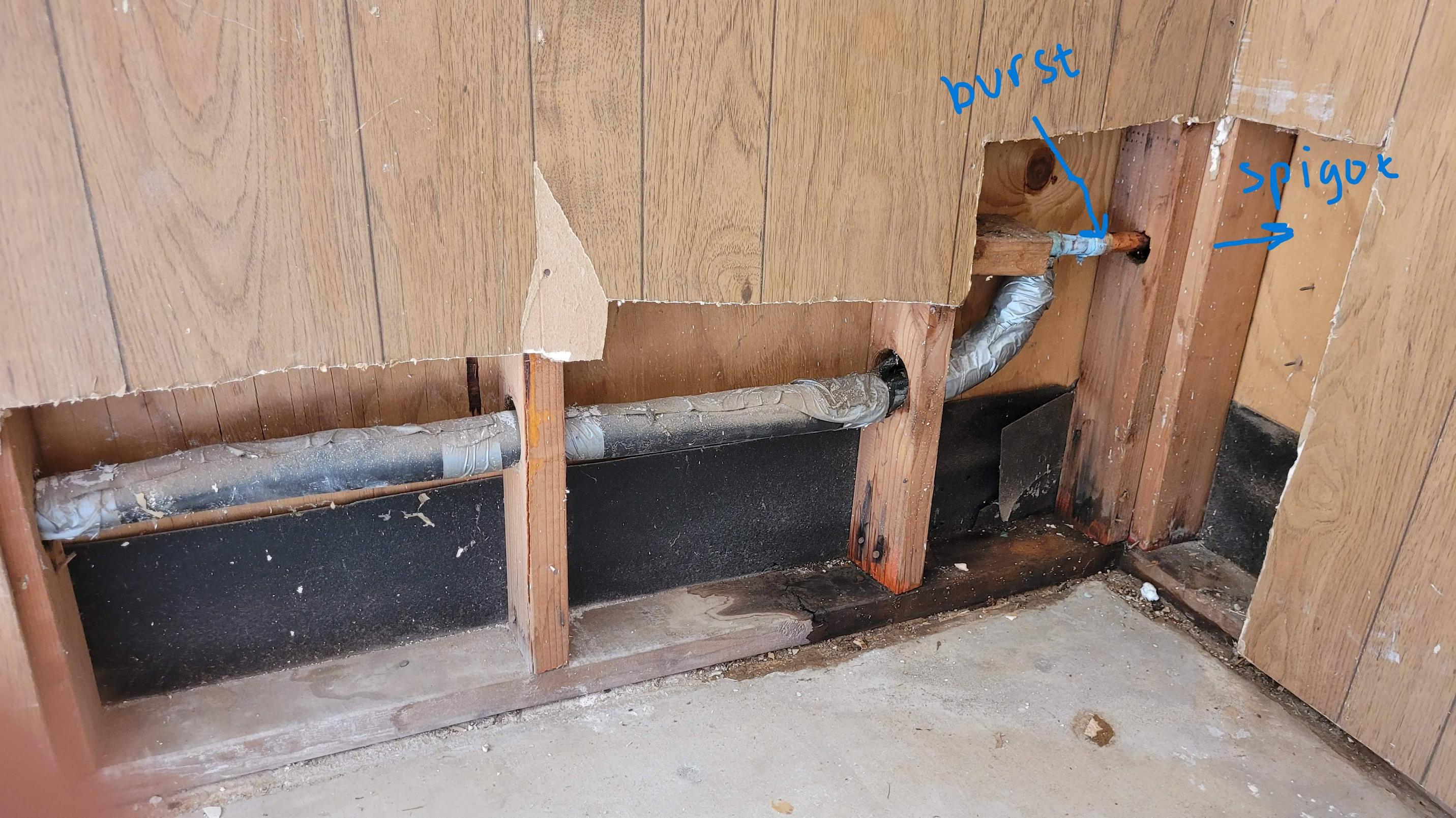 plumbing How to insulate water pipe in exterior garage wall? Home