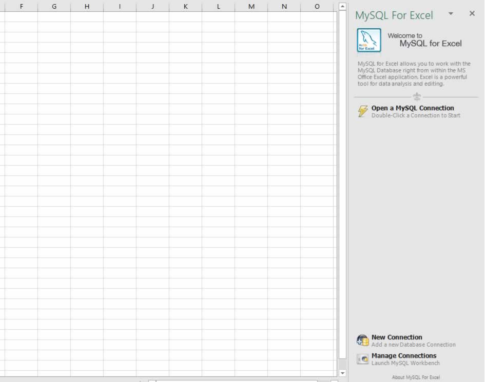 Mysql For Excel No Connection Showing Stack Overflow