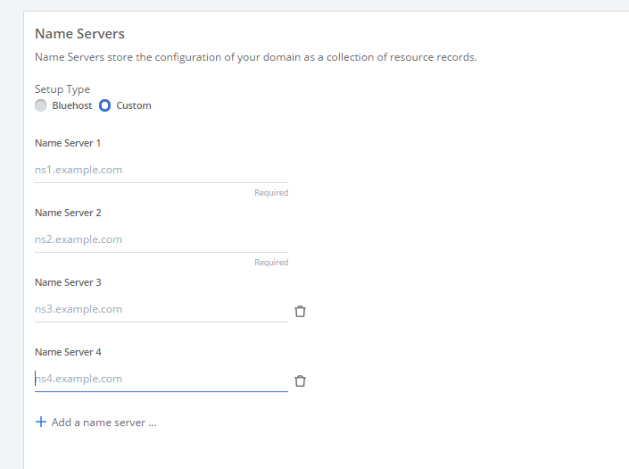 amazon web services AWS ELB Route 53 to my bluehost domain? Server