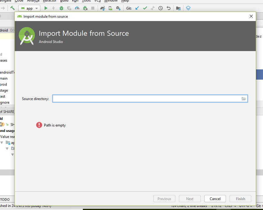 Import module on Android Studio Stack Overflow