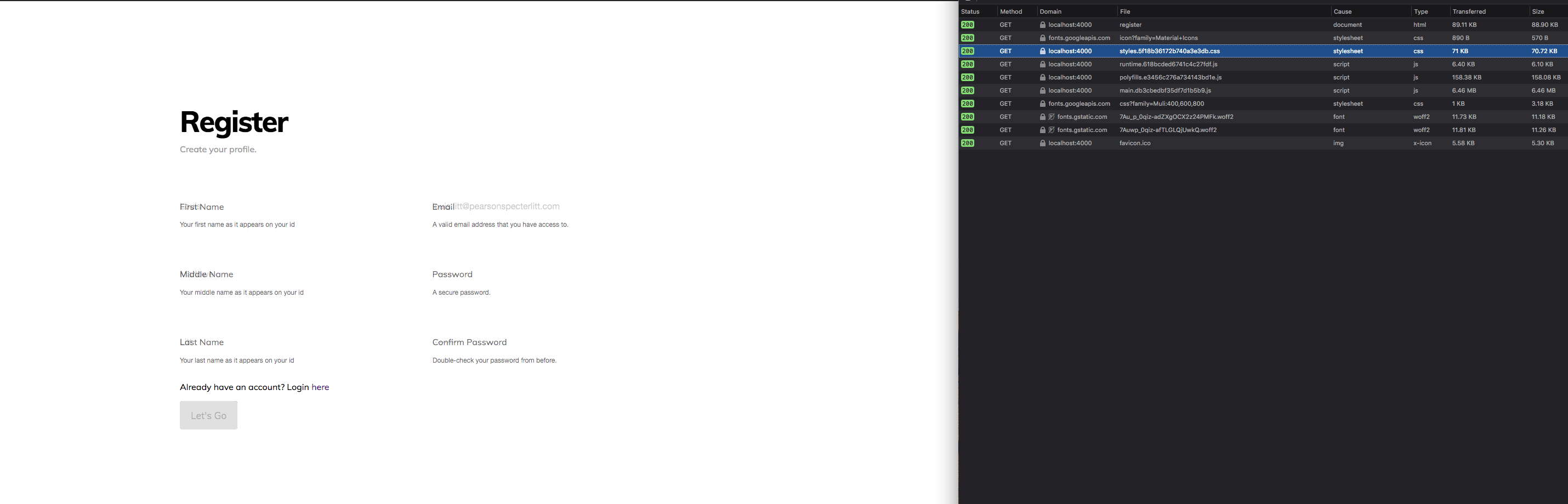 Angular Material Styles not being applied when Running Angular