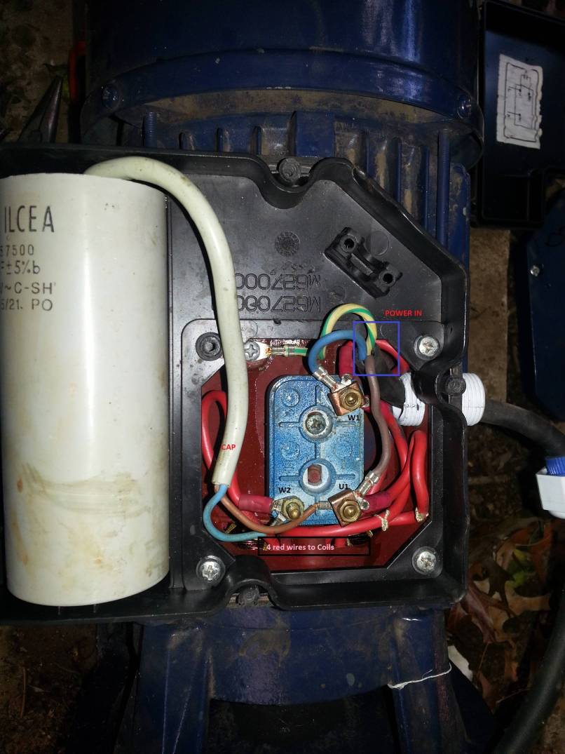 Ac Correct Wiring Of 1 Phase 220v Electrical Motor
