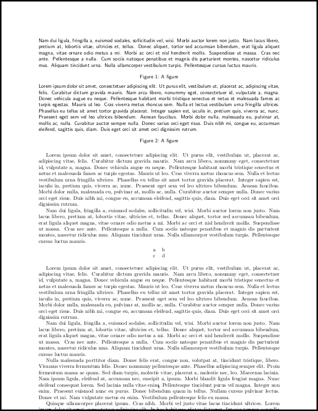 Longtable and floats wrong table breaks on pages with floats (part 2