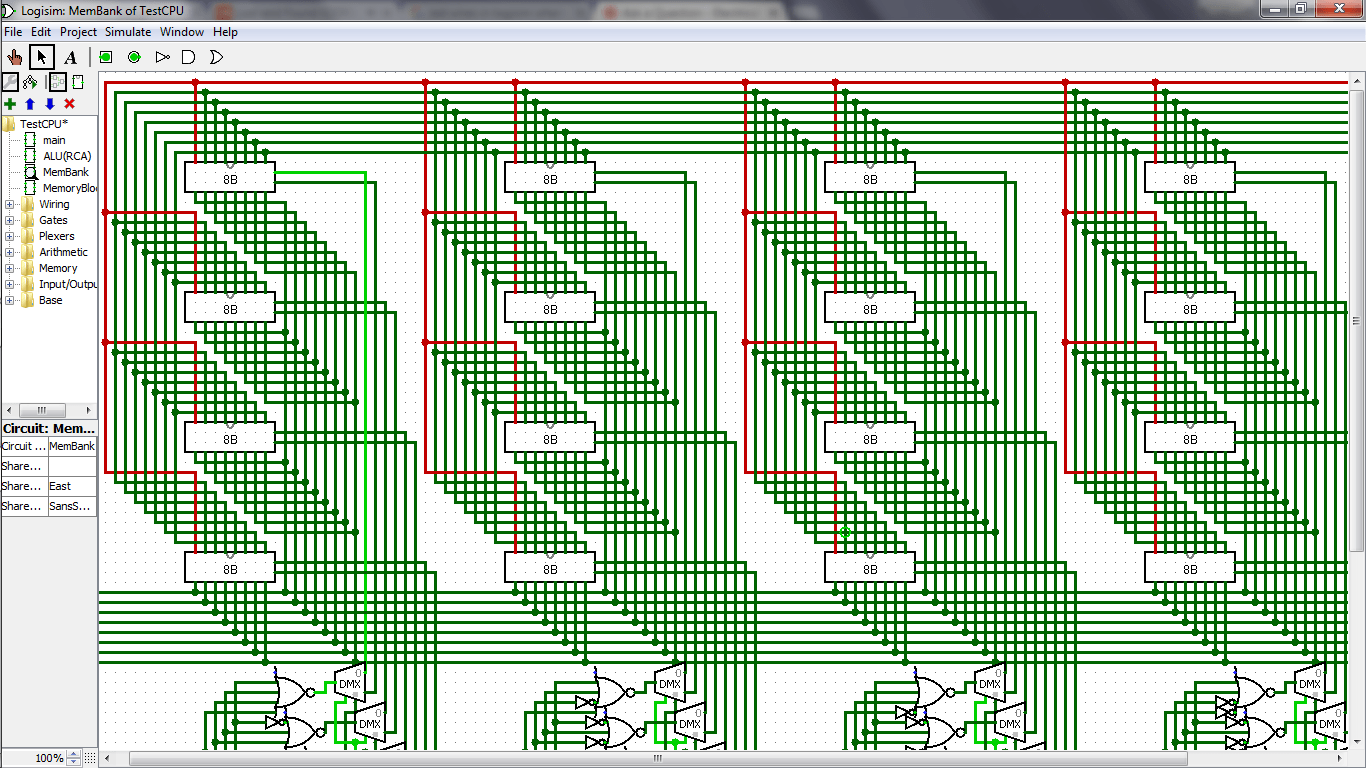 Red wire in logisim Electrical Engineering Stack Exchange