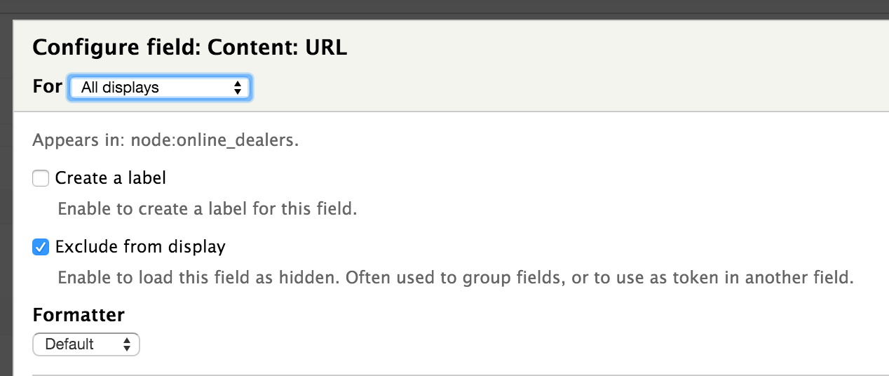 drupal Customize display of fields within a content type within a