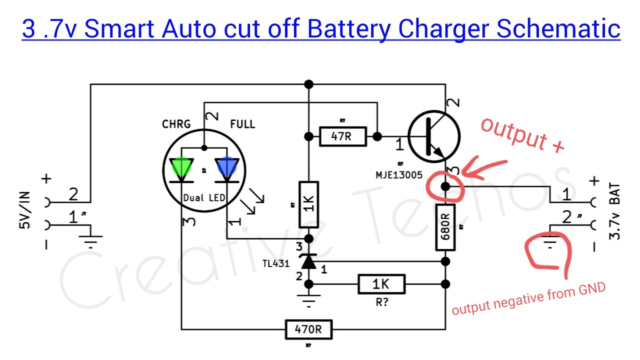 Will this battery charger with cut off circuit for a 3.7V, 350 mAh li