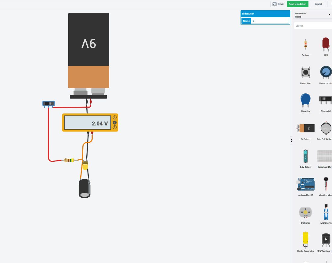voltage Why does my capacitor explode in this circuit simulator