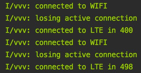 android How to handle network change between wifi and mobile data