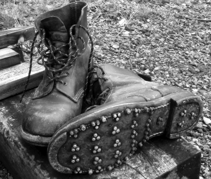 mountaineering What footwear did mountaineers wear in the 19th