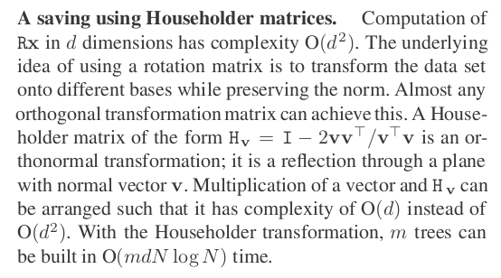 linear algebra Random Rotation of Points using Householder matrices