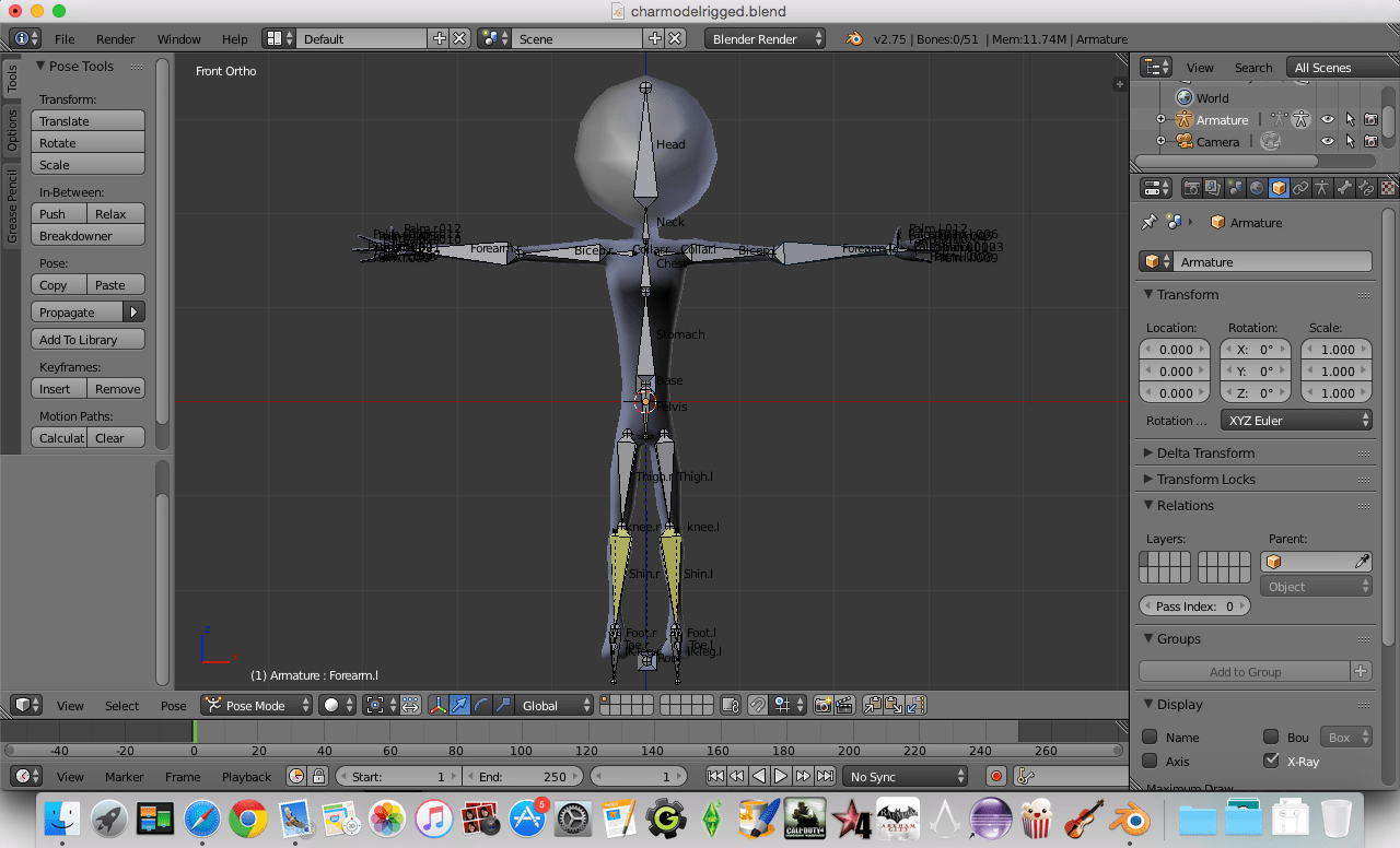 Blender armature fk