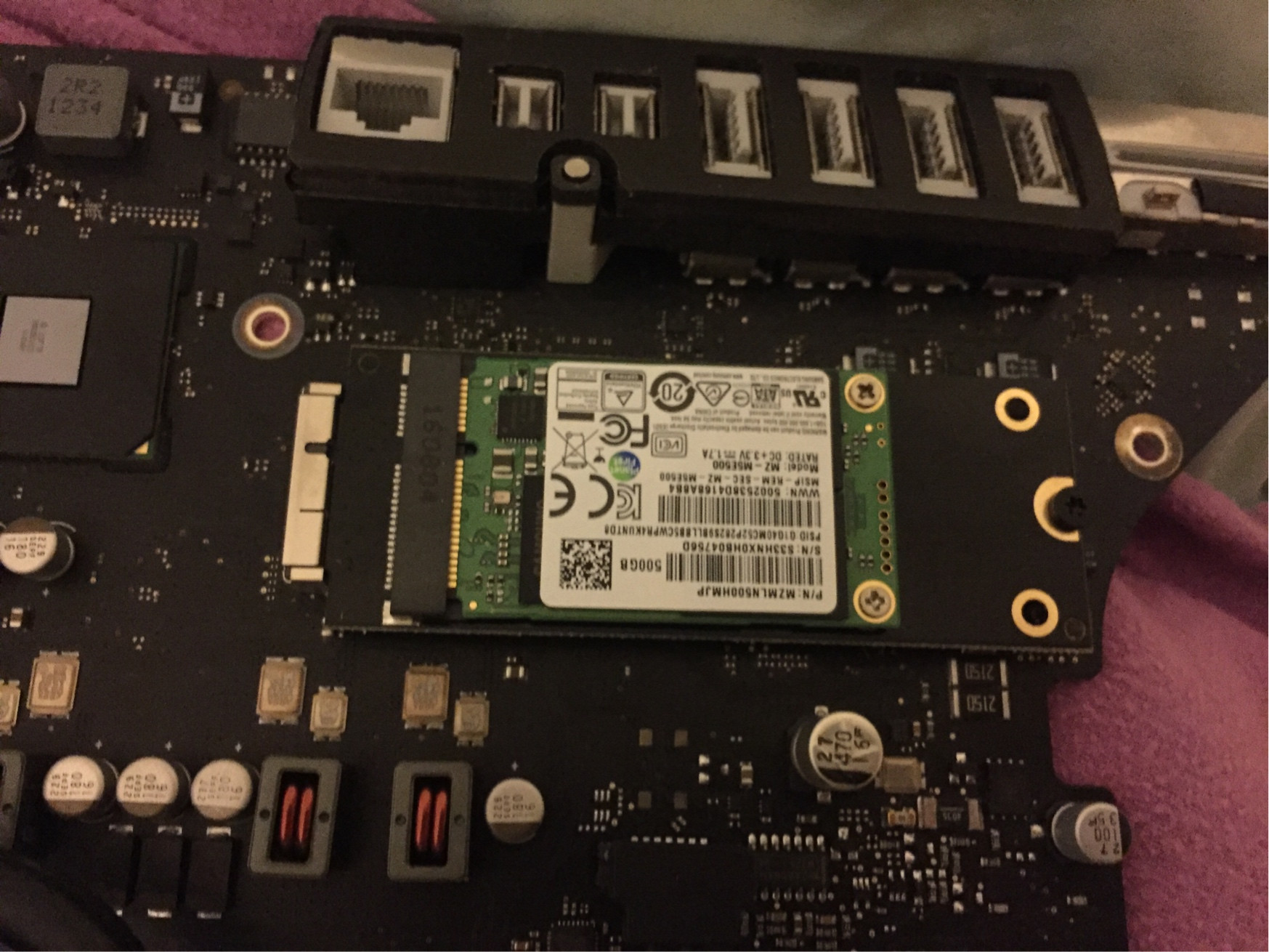hard drive iMac 27" late 2012 SSD upgrade Ask Different